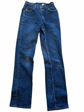 Vintage Lois Women's Blue Denim Jeans - Straight Leg